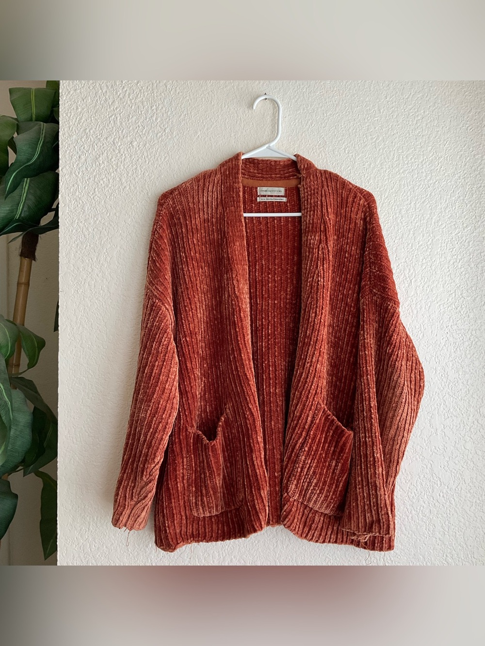 Urban Outfitters orange cardigan